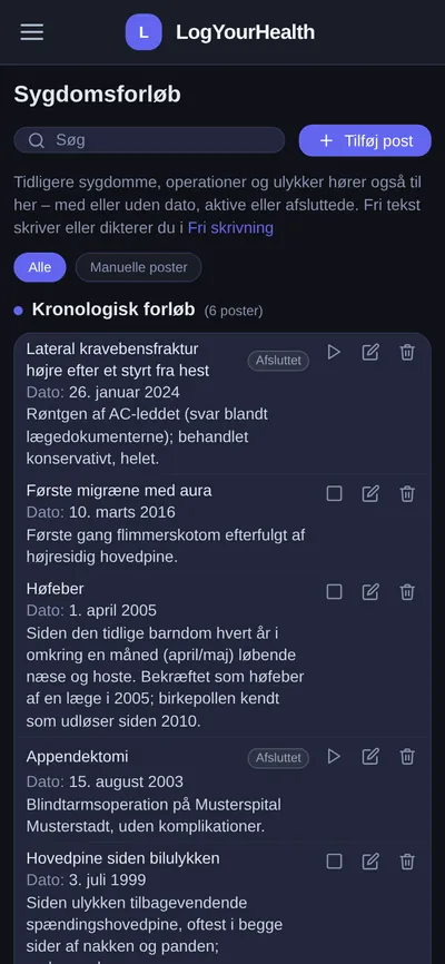 Sygdomsforløb
