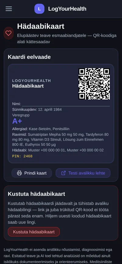 Hädaabikaart